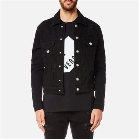 versus versace jacket men|versace denim jacket men.